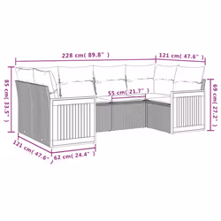 VidaXL 3227938 ensemble de meubles de jardin - Vue supplémentaire 7