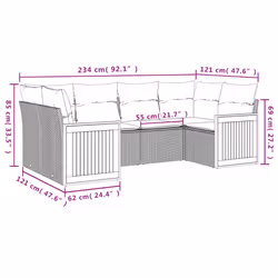 VidaXL 3227939 ensemble de meubles de jardin - Vue supplémentaire 7