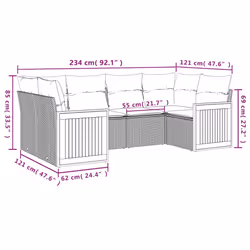 VidaXL 3227941 ensemble de meubles de jardin - Vue supplémentaire 7