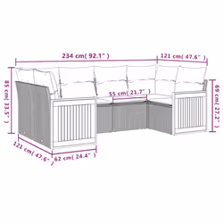 VidaXL 3227942 ensemble de meubles de jardin - Vue supplémentaire 7