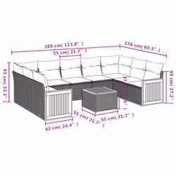 VidaXL 3227956 ensemble de meubles de jardin - Vue supplémentaire 8