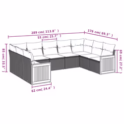 VidaXL 3227957 ensemble de meubles de jardin - Vue supplémentaire 7