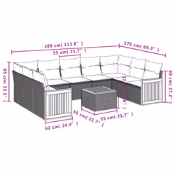 VidaXL 3227963 ensemble de meubles de jardin - Vue supplémentaire 8