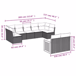 VidaXL 3227977 ensemble de meubles de jardin - Vue supplémentaire 7