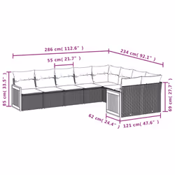 VidaXL 3227983 ensemble de meubles de jardin - Vue supplémentaire 7