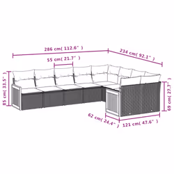 VidaXL 3227991 ensemble de meubles de jardin - Vue supplémentaire 7