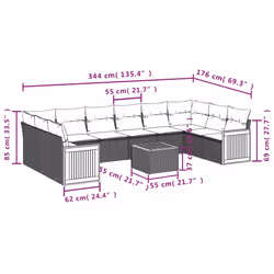 VidaXL 3228006 ensemble de meubles de jardin - Vue supplémentaire 8
