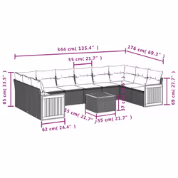 VidaXL 3228012 ensemble de meubles de jardin - Vue supplémentaire 8