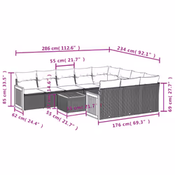 VidaXL 3228018 ensemble de meubles de jardin - Vue supplémentaire 8