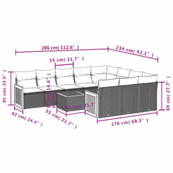 VidaXL 3228022 ensemble de meubles de jardin - Vue supplémentaire 8