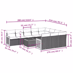 VidaXL 3228026 ensemble de meubles de jardin - Vue supplémentaire 8