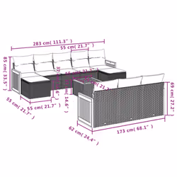 VidaXL 3228100 ensemble de meubles de jardin - Vue supplémentaire 8