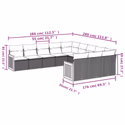 VidaXL 3228107 ensemble de meubles de jardin - Vue supplémentaire 7