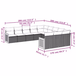 VidaXL 3228111 ensemble de meubles de jardin - Vue supplémentaire 7