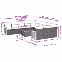 VidaXL 3228114 ensemble de meubles de jardin - Vue supplémentaire 8