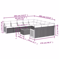 VidaXL 3228118 ensemble de meubles de jardin - Vue supplémentaire 8