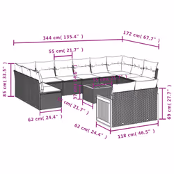 VidaXL 3228128 ensemble de meubles de jardin - Vue supplémentaire 8