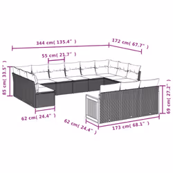 VidaXL 3228134 ensemble de meubles de jardin - Vue supplémentaire 7