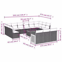 VidaXL 3228138 ensemble de meubles de jardin - Vue supplémentaire 8
