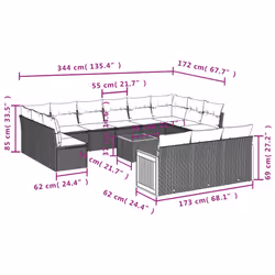 VidaXL 3228145 ensemble de meubles de jardin - Vue supplémentaire 8