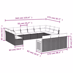 VidaXL 3228146 ensemble de meubles de jardin - Vue supplémentaire 7