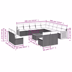VidaXL 3228172 ensemble de meubles de jardin - Vue supplémentaire 8