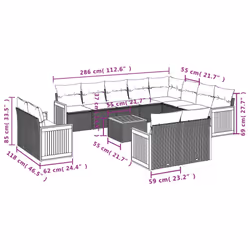 VidaXL 3228202 ensemble de meubles de jardin - Vue supplémentaire 8