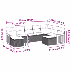 VidaXL 3228218 ensemble de meubles de jardin - Vue supplémentaire 8