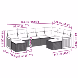 VidaXL 3228225 ensemble de meubles de jardin - Vue supplémentaire 8