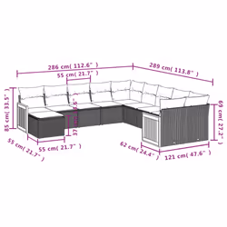 VidaXL 3228246 ensemble de meubles de jardin - Vue supplémentaire 8