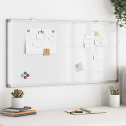 Tableau blanc magnétique 60x30x1,7 cm aluminium - Vidaxl