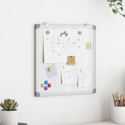 Vidaxl - Tableau blanc magnétique 60x60x1,7 cm aluminium