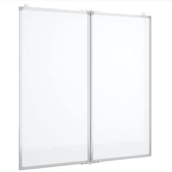 Vidaxl - Tableau blanc magnétique pliable 80x80x1,7 cm aluminium