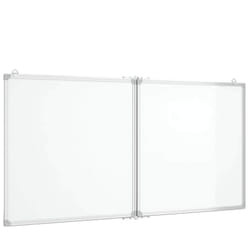 Vidaxl - Tableau blanc magnétique pliable 120x60x1,7 cm aluminium