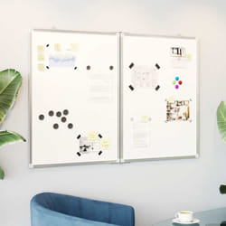 Vidaxl - Tableau blanc magnétique pliable 120x80x1,7 cm aluminium