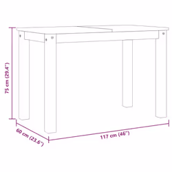 VidaXL 4005703 table de cuisine et de salle à manger - Vue supplémentaire 8