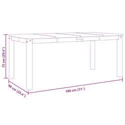 VidaXL 4005708 table de cuisine et de salle à manger - Vue supplémentaire 8