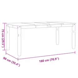 VidaXL 4005720 table de cuisine et de salle à manger - Vue supplémentaire 8