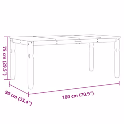 VidaXL 4005722 table de cuisine et de salle à manger - Vue supplémentaire 8