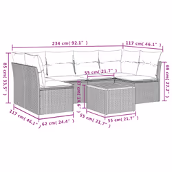 VidaXL 3223550 ensemble de meubles de jardin