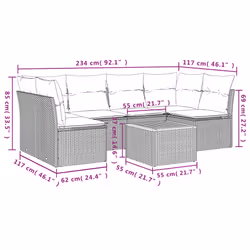 VidaXL 3223559 ensemble de meubles de jardin