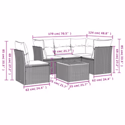 VidaXL 3223637 ensemble de meubles de jardin