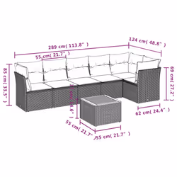VidaXL 3223651 ensemble de meubles de jardin