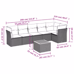 VidaXL 3223652 ensemble de meubles de jardin