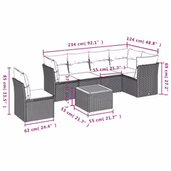 VidaXL 3223666 ensemble de meubles de jardin