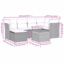 VidaXL 3223748 ensemble de meubles de jardin