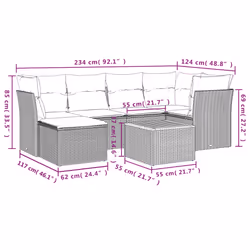 VidaXL 3223749 ensemble de meubles de jardin