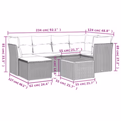 VidaXL 3223750 ensemble de meubles de jardin