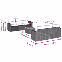 VidaXL 3224011 ensemble de meubles de jardin
