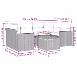 VidaXL 3224019 ensemble de meubles de jardin